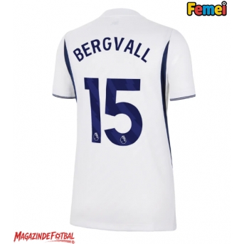 Tottenham Hotspur Lucas Bergvall #15 Tricou Fotbal Replică 2026-27 Femei Acasa